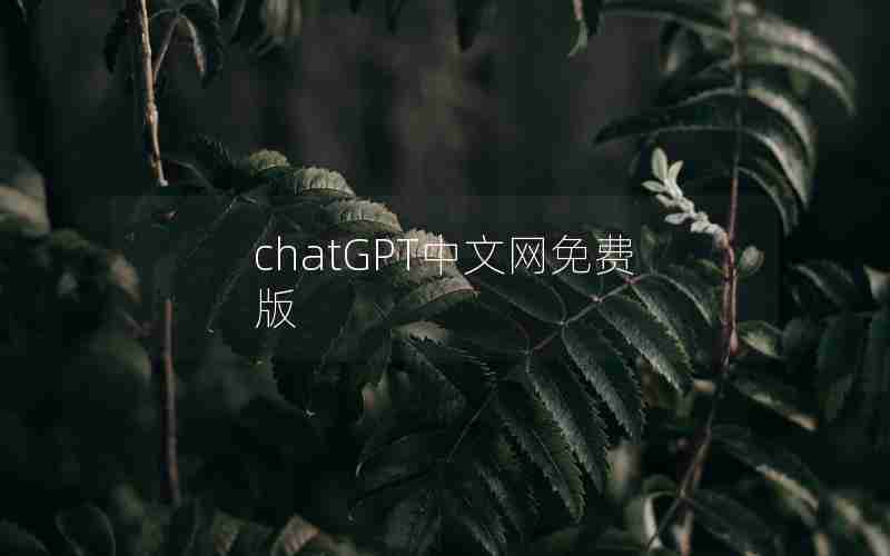 chatGPT中文网免费版