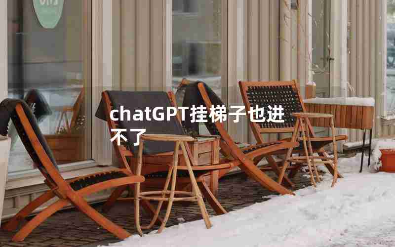 chatGPT挂梯子也进不了