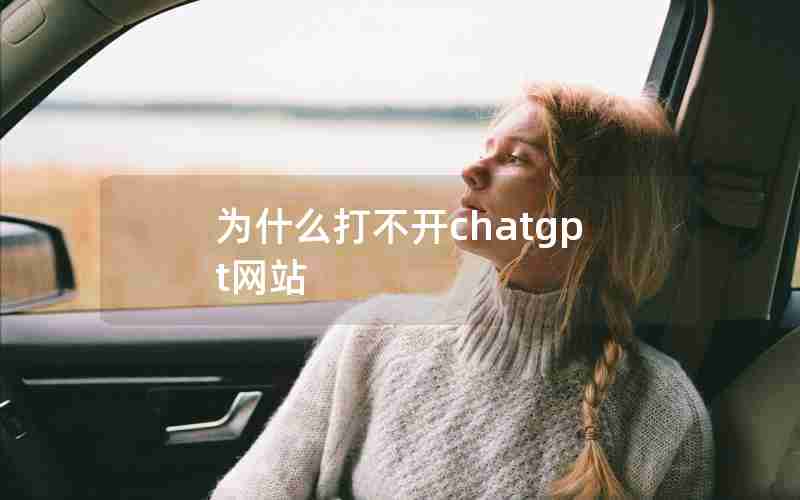 为什么打不开chatgpt网站