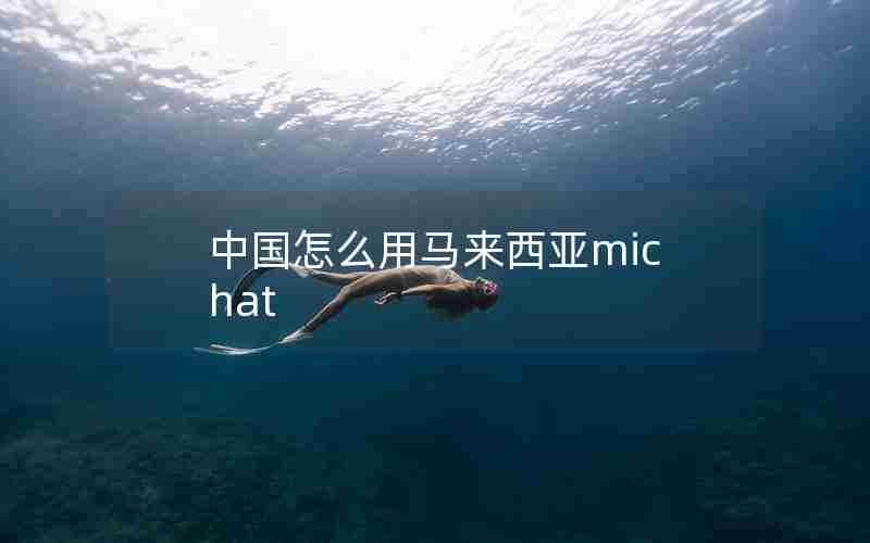 中国怎么用马来西亚michat