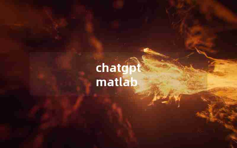 chatgpt matlab