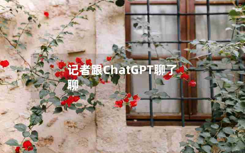 记者跟ChatGPT聊了聊