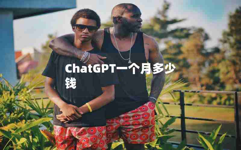 ChatGPT一个月多少钱