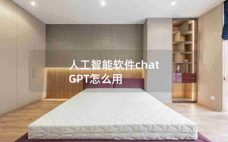 人工智能软件chat GPT怎么用