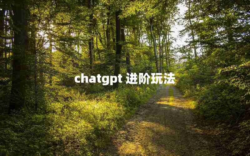 chatgpt 进阶玩法