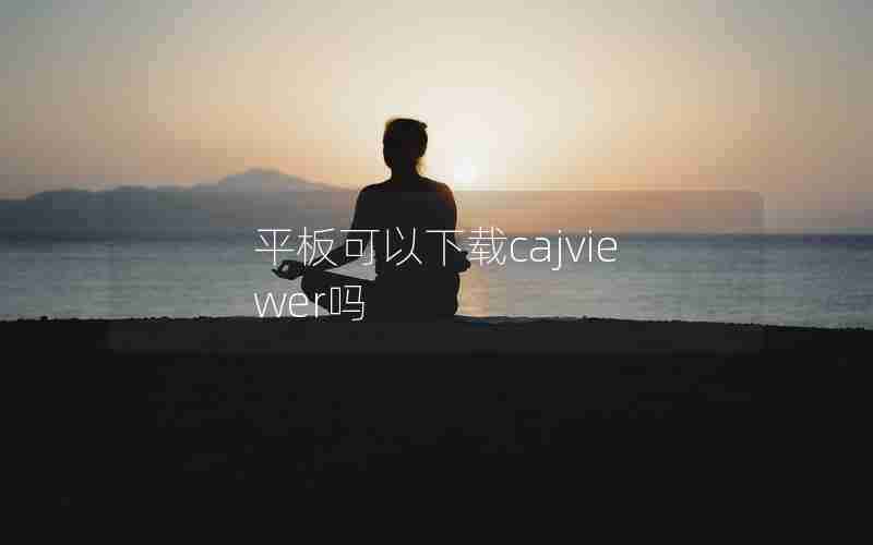 平板可以下载cajviewer吗