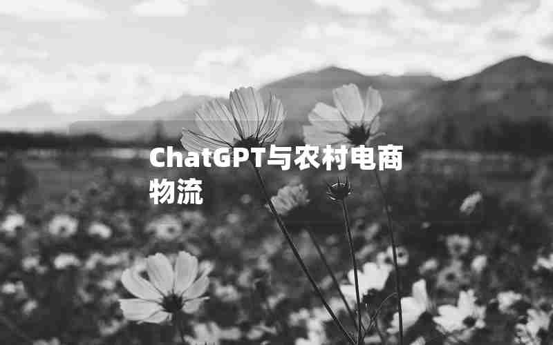 ChatGPT与农村电商物流