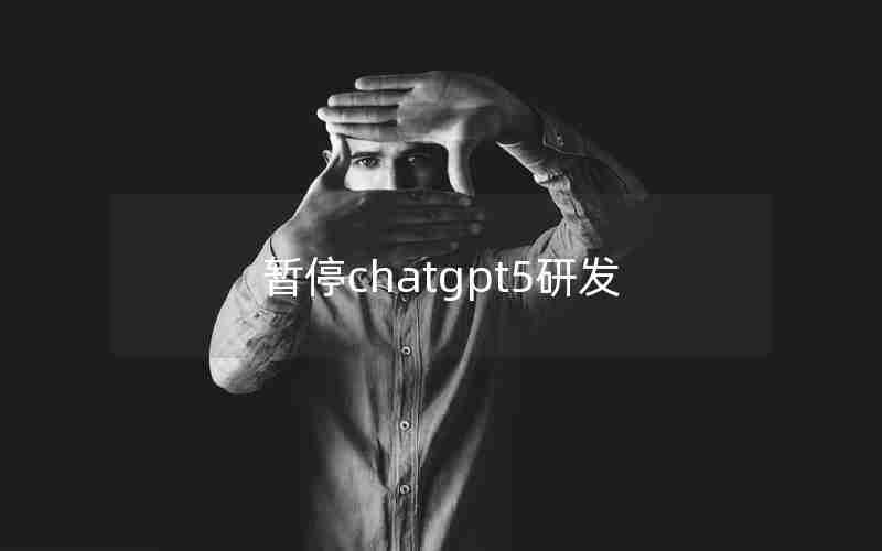 暂停chatgpt5研发