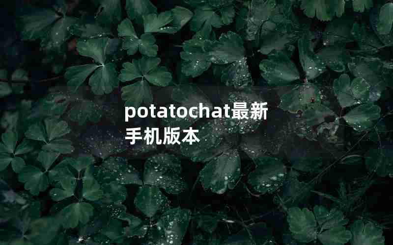 potatochat最新手机版本