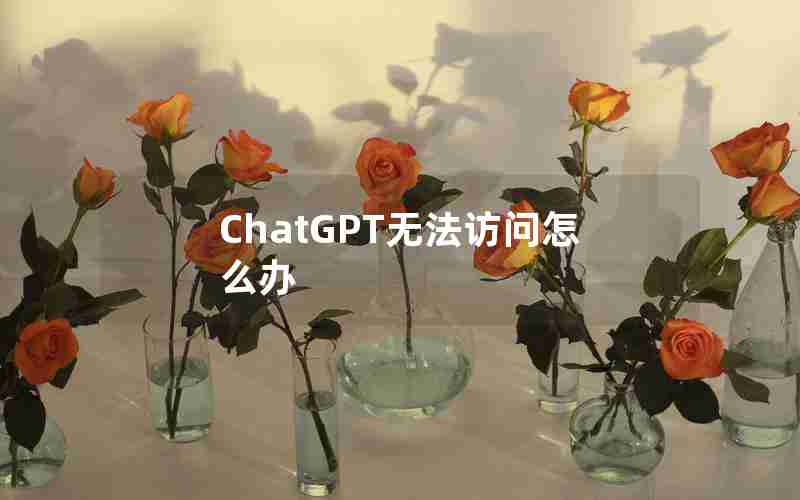 ChatGPT无法访问怎么办