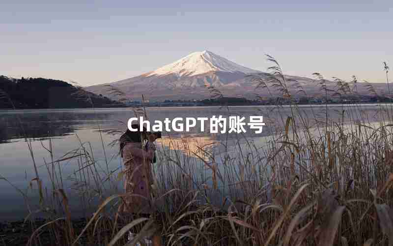 ChatGPT的账号