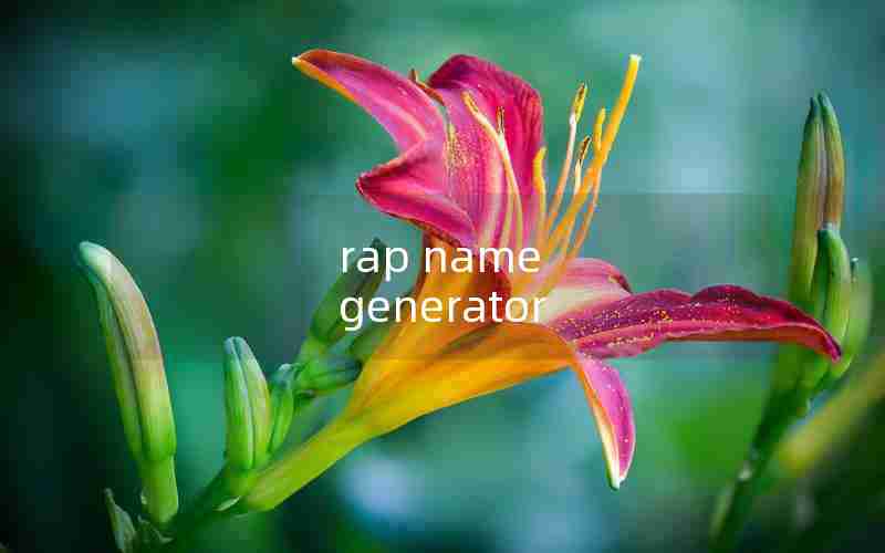 rap name generator