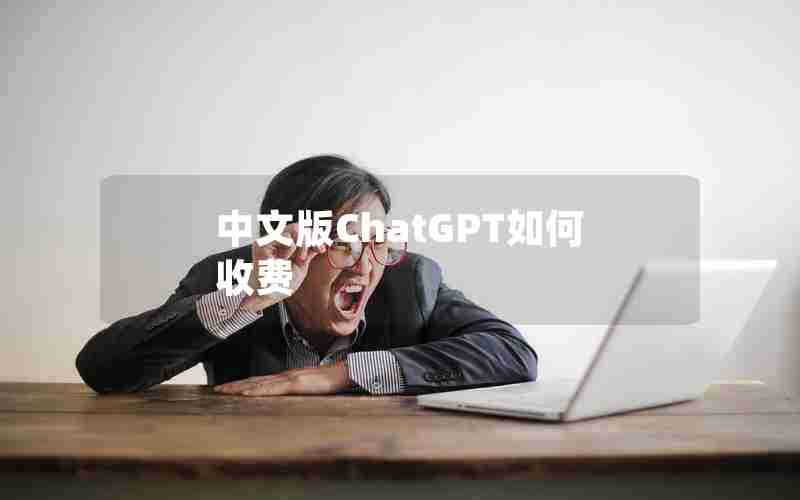 中文版ChatGPT如何收费