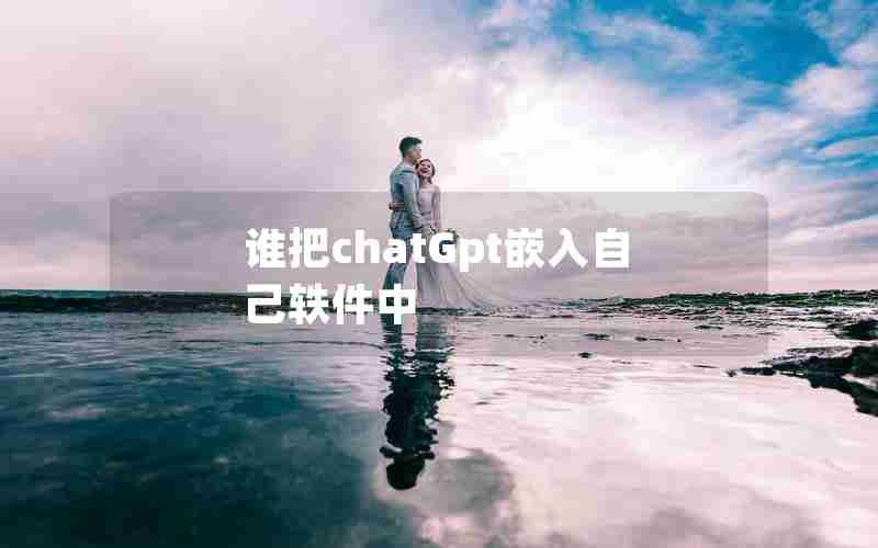 谁把chatGpt嵌入自己轶件中