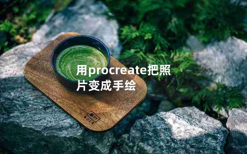 用procreate把照片变成手绘