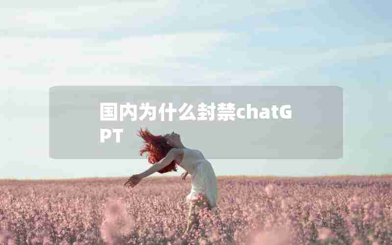 国内为什么封禁chatGPT