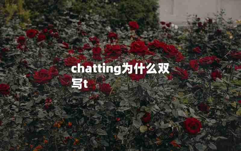 chatting为什么双写t