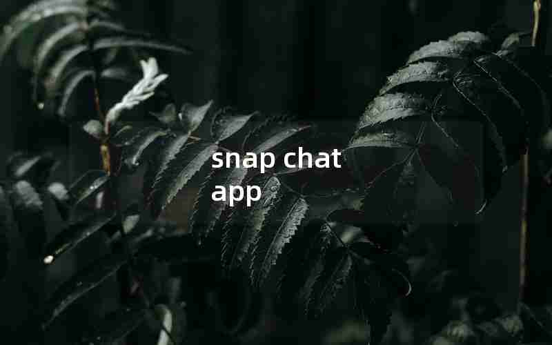 snap chat app