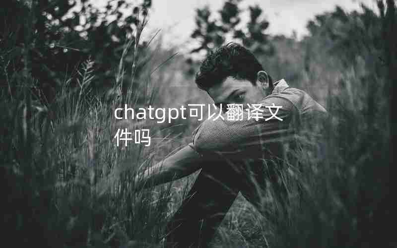 chatgpt可以翻译文件吗