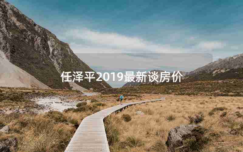 任泽平2019最新谈房价