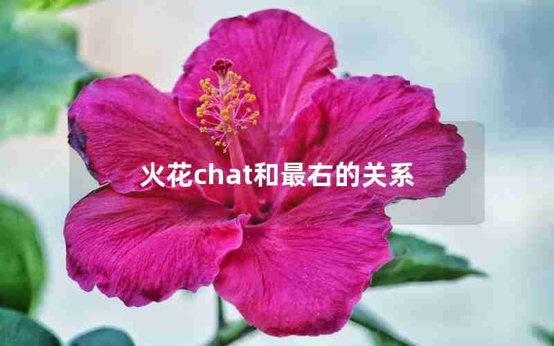 火花chat和最右的关系