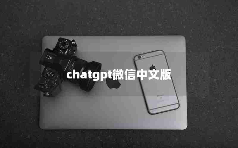 chatgpt微信中文版