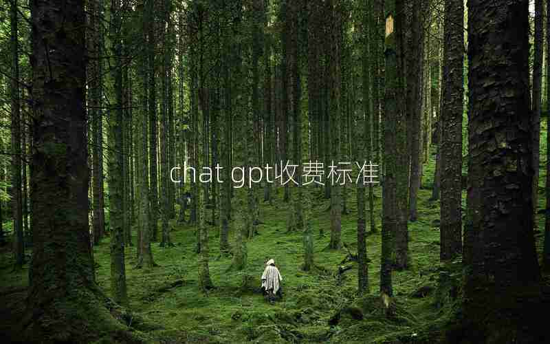 chat gpt收费标准