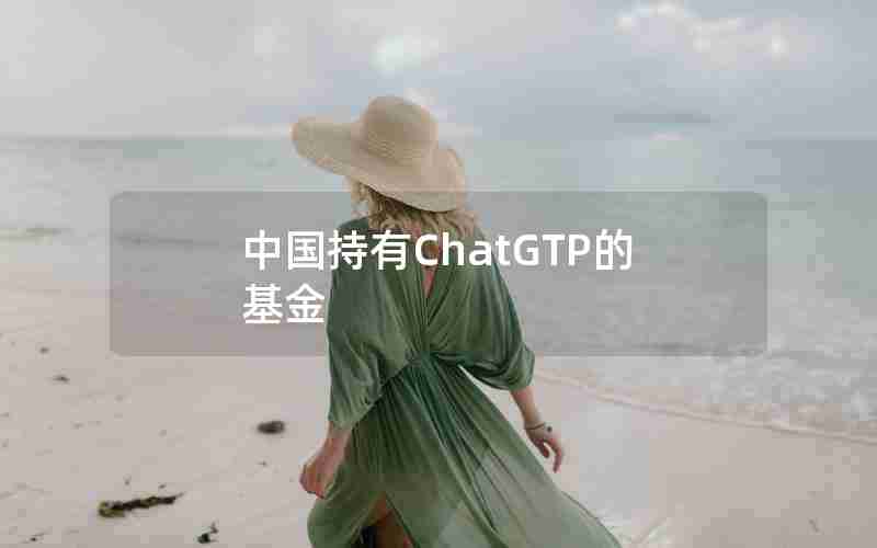 中国持有ChatGTP的基金