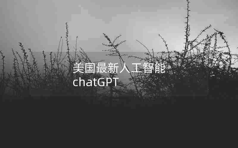 美国最新人工智能 chatGPT