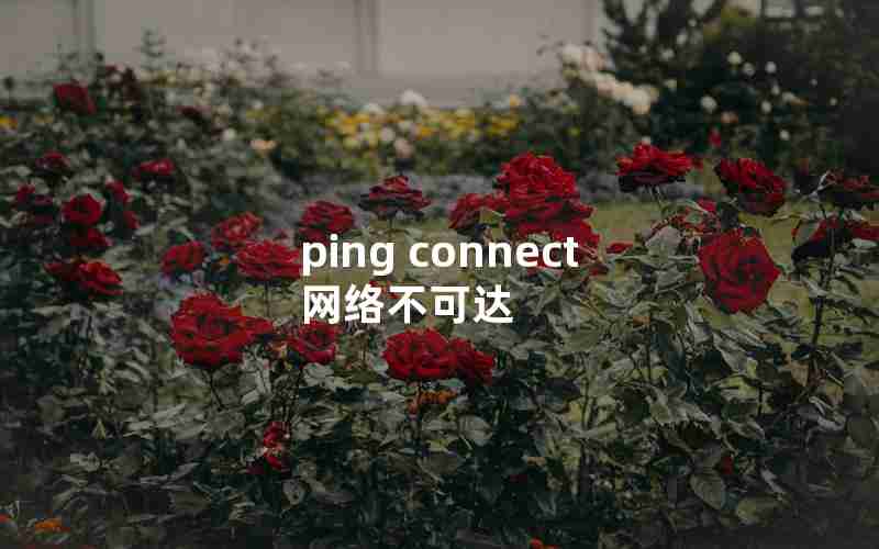 ping connect 网络不可达