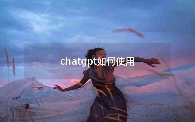 chatgpt如何使用