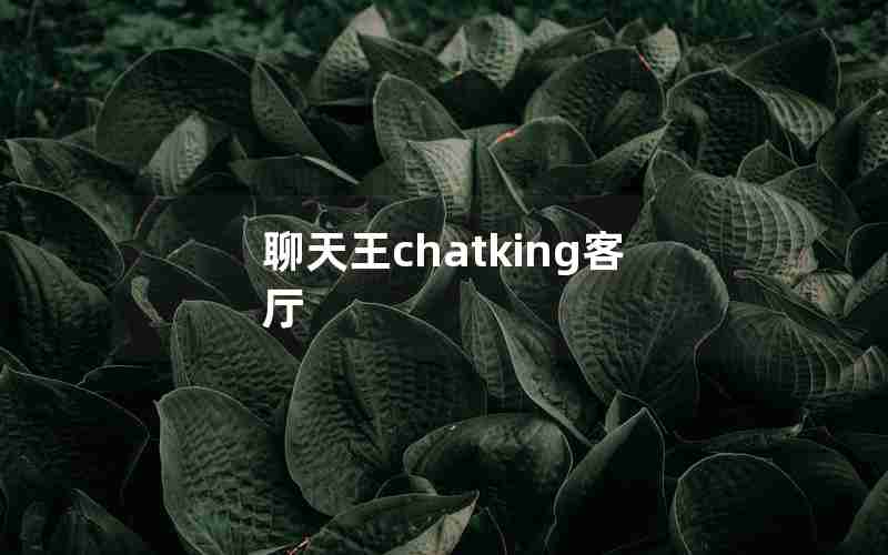 聊天王chatking客厅