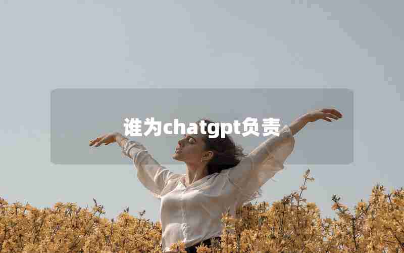 谁为chatgpt负责