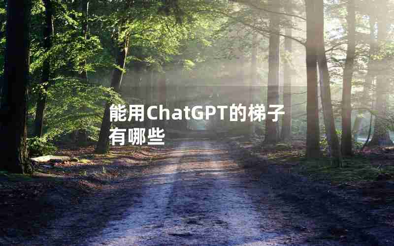 能用ChatGPT的梯子有哪些