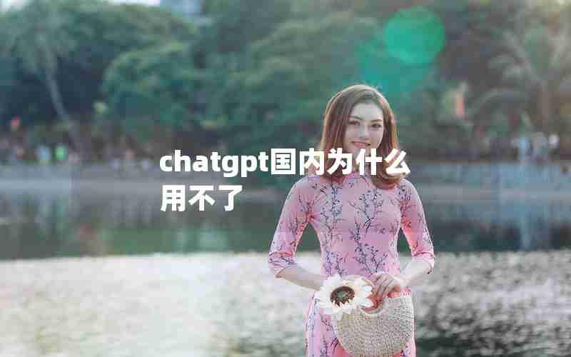 chatgpt国内为什么用不了