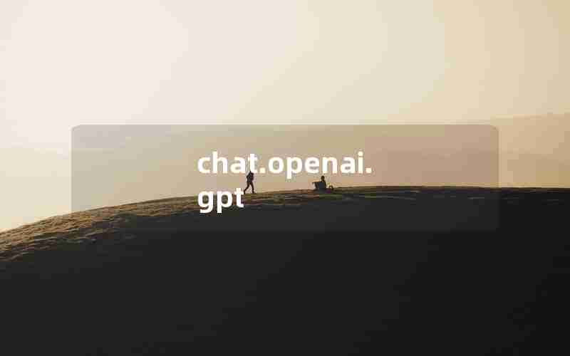 chat.openai.gpt