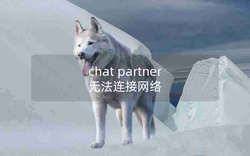 chat partner无法连接网络