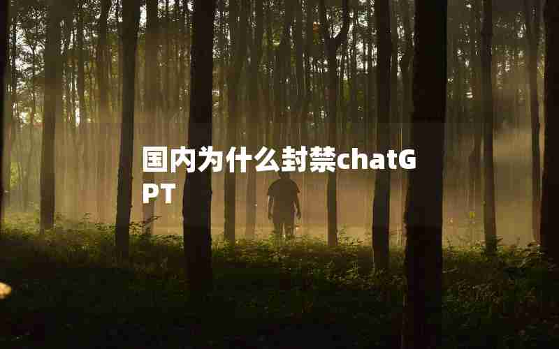 国内为什么封禁chatGPT