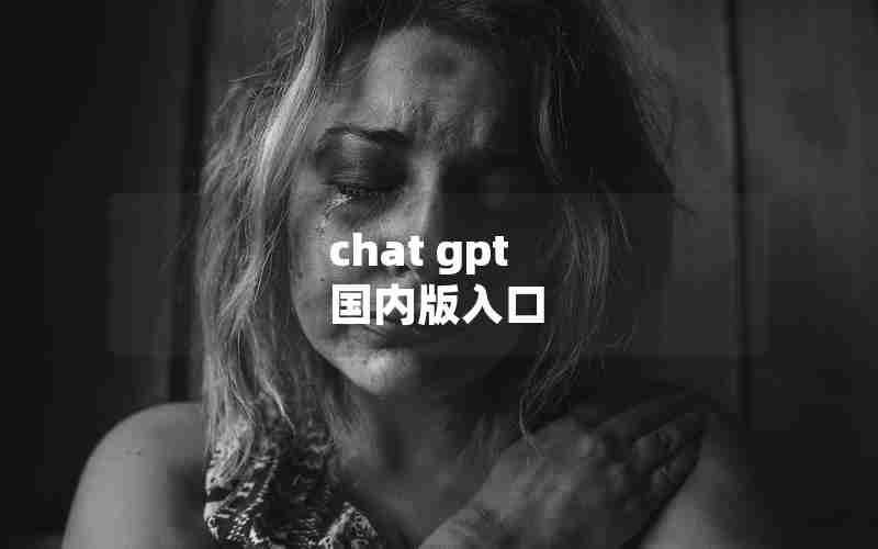 chat gpt 国内版入口