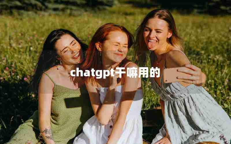 chatgpt干嘛用的