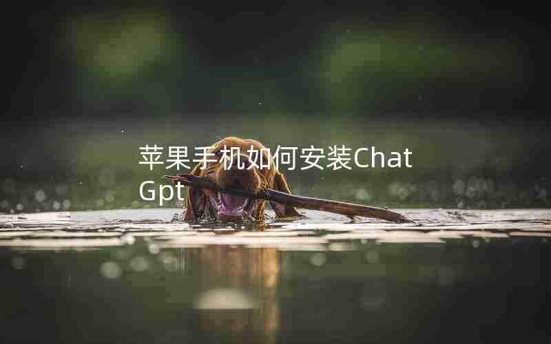 苹果手机如何安装ChatGpt