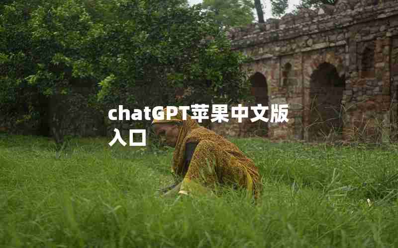 chatGPT苹果中文版入口