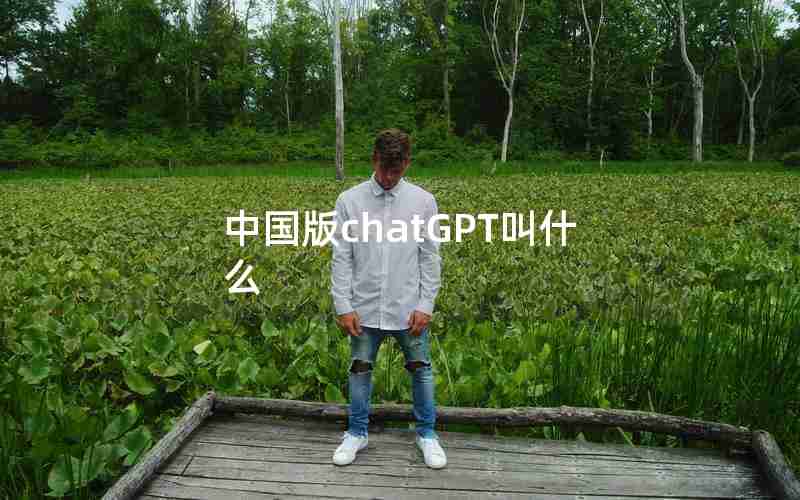 中国版chatGPT叫什么