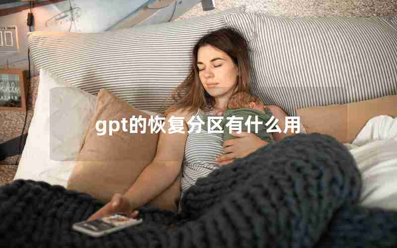 gpt的恢复分区有什么用