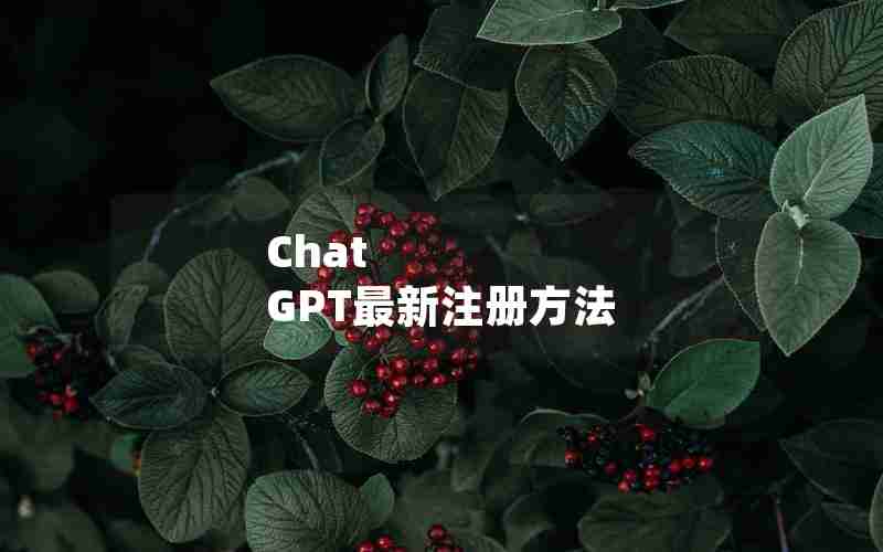 Chat GPT最新注册方法