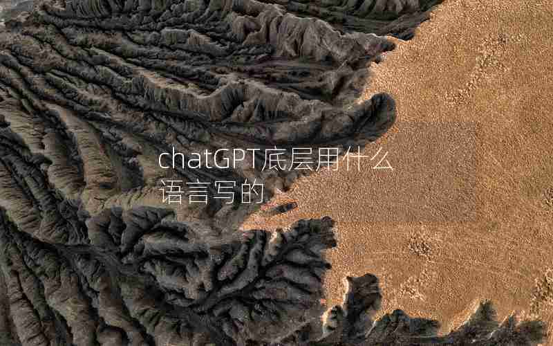 chatGPT底层用什么语言写的