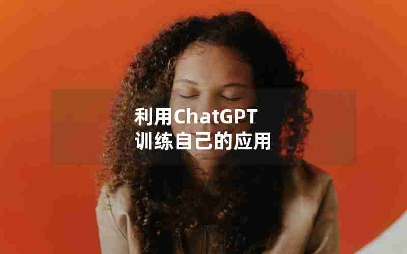 利用ChatGPT 训练自己的应用