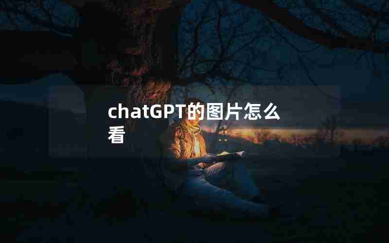 chatGPT的图片怎么看