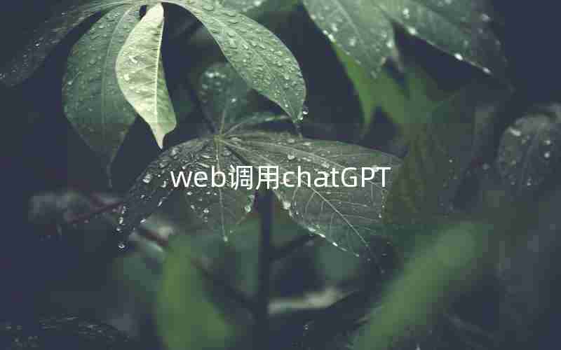 web调用chatGPT