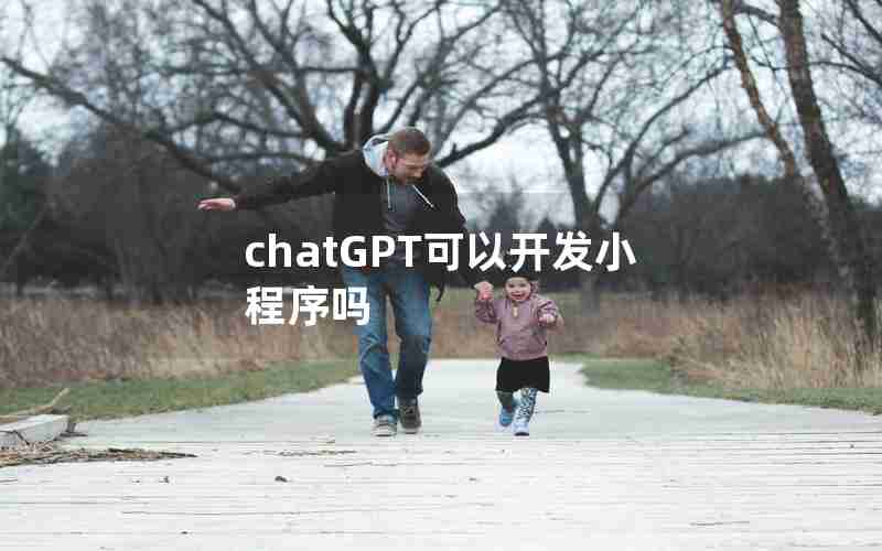 chatGPT可以开发小程序吗